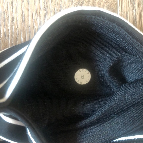 Lululemon Black White Parallel Stripe Pant 6 - Picture 2 of 3